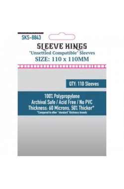 Sleeve Kings Unsettled Compatible Card Sleeves (110x110mm) - 110 stuks