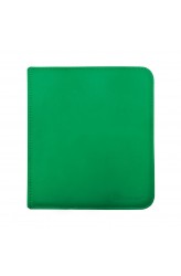 UP Zippered Premium Pro-Binder 12-Pocket Portfolio Green