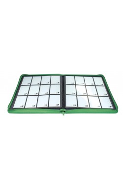 UP Zippered Premium Pro-Binder 12-Pocket Portfolio Green UP Zippered Premium Pro-Binder 12-Pocket Portfolio Green