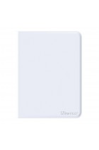 UP Zippered Premium Pro-Binder 12-Pocket Portfolio White