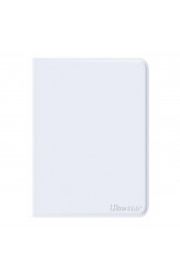 UP Zippered Premium Pro-Binder 12-Pocket Portfolio White