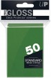 Ultra Pro Card Sleeves Standard Donkergroen 66x91mm (50 stuks)
