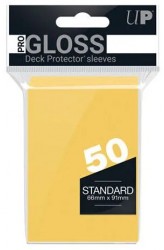 Ultra Pro Card Sleeves Standard Geel 66x91mm (50 stuks)