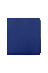 UP Zippered Premium Pro-Binder 12-Pocket Portfolio Blue