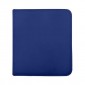 UP Zippered Premium Pro-Binder 12-Pocket Portfolio Blue