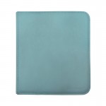 UP Zippered Premium Pro-Binder 12-Pocket Portfolio Light Blue