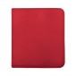 UP Zippered Premium Pro-Binder 12-Pocket Portfolio Red