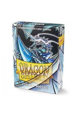 Dragon Shield Small Sleeves Japanese Matte Clear (60 Sleeves) Dragon Shield Small Sleeves Japanese Matte Clear (60 Sleeves)