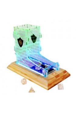 ENHANCE Tabletop LED Dice Tower with 7pc Dice Set ENHANCE Tabletop LED Dice Tower with 7pc Dice Set
