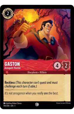 Gaston - Arrogant Hunter