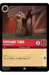 Sergeant Tibbs - Courageous Cat Sergeant Tibbs - Courageous Cat