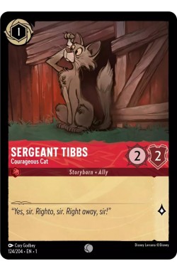 Sergeant Tibbs - Courageous Cat