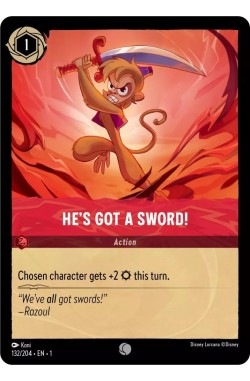 He's Got a Sword!