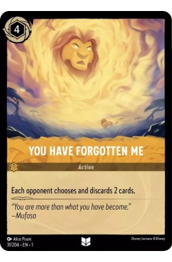 You Have Forgotten Me