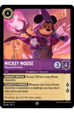 Mickey Mouse - Wayward Sorcerer