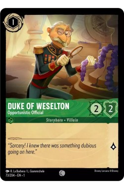Duke of Weselton - Opportunistic Official