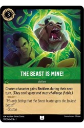 The Beast is Mine! The Beast is Mine!