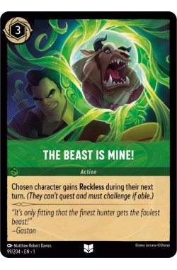The Beast is Mine!