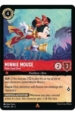 Minnie Mouse - Wide-Eyed Diver