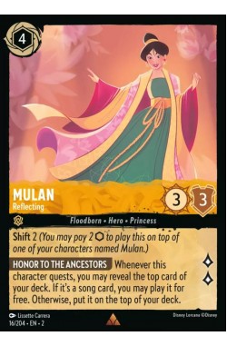 Mulan - Reflecting