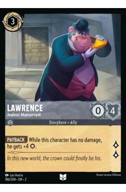 Lawrence - Jealous Manservant