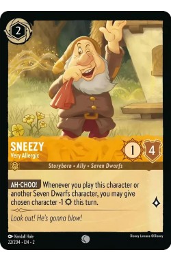 Sneezy - Very Allergic