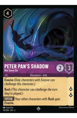 Peter Pan's Shadow - Not Sewn On