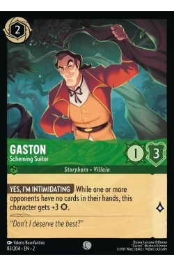 Gaston - Scheming Suitor