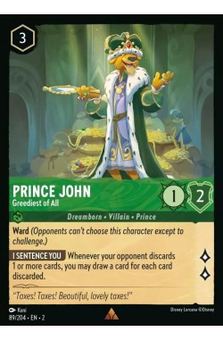 Prince John - Greediest of All