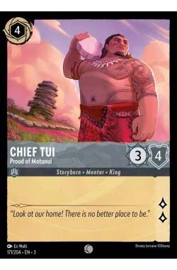 Chief Tui - Proud of Motunui
