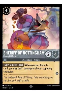 Sheriff of Nottingham - Corrupt Official