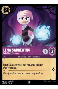 Lena Sabrewing - Rebellious Teenager