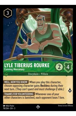 Lyle Tiberius Rourke - Cunning Mercenary