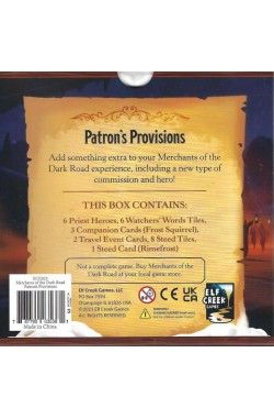 Merchants of the Dark Road: Patron's Provisions Merchants of the Dark Road: Patron's Provisions