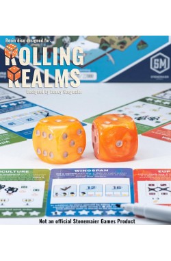 Rolling Realms: 35mm Epic Dice (Pair of 2) Rolling Realms: 35mm Epic Dice (Pair of 2)