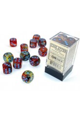 Chessex Dobbelsteen 16mm Nebula Primary/Blue Chessex Dobbelsteen 16mm Nebula Primary/Blue