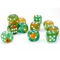 Chessex Dobbelsteen 16mm Nebula Spring/White