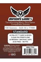 Mayday Terraforming Mars Dice Game Compatible Sleeves (55x77mm) - 100 stuks
