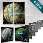 Planet Unknown - Neoprene Supermoon mats