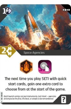 SETI: Space Agencies Promo Card (EN) SETI: Space Agencies Promo Card (EN)