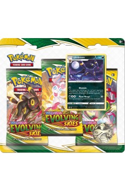 Pokémon - Sword & Shield Evolving Skies 3-booster Blister Umbreon