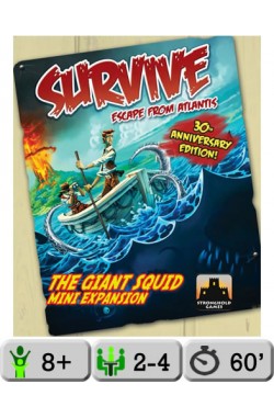 Survive: Escape from Atlantis! The Giant Squid Mini Expansion Survive: Escape from Atlantis! The Giant Squid Mini Expansion
